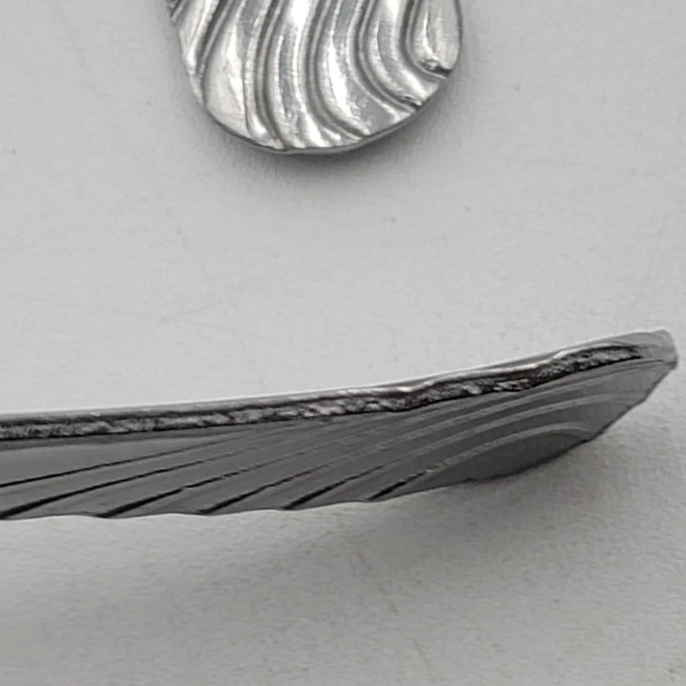 50pc Pfaltzgraff PFF100 Stainless Flatware Swirl Pattern Silverware
